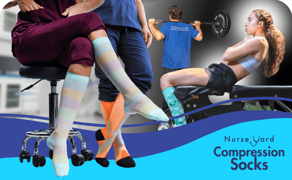 NurseYard Compression Socks – Gentle Support for Nurses and Healthcare Workers